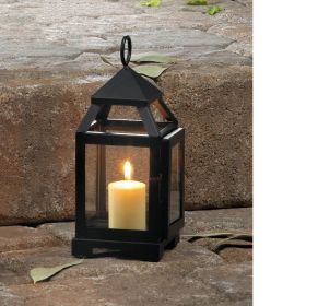 Modern Black Mini Lantern For Contemporary Decor