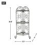 3 Tier Corner Plant Stand - Stylish And Space-Saving Plant Display Solution