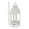 Vintage White Lace Victorian Lantern - Elegant Decorative Lighting Fixture