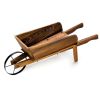 Rustic Country Flower Cart Planter For Garden Decor