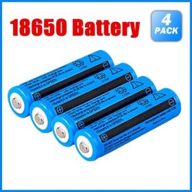 2PCS&4PCS&10PCS&50PCS&100PCS Rechargeable Battery 3000mAH 3.7V Li-ion BRC 11.1 Power Batteries For Flashlight Laser Headlamp (Option: 4pcs)